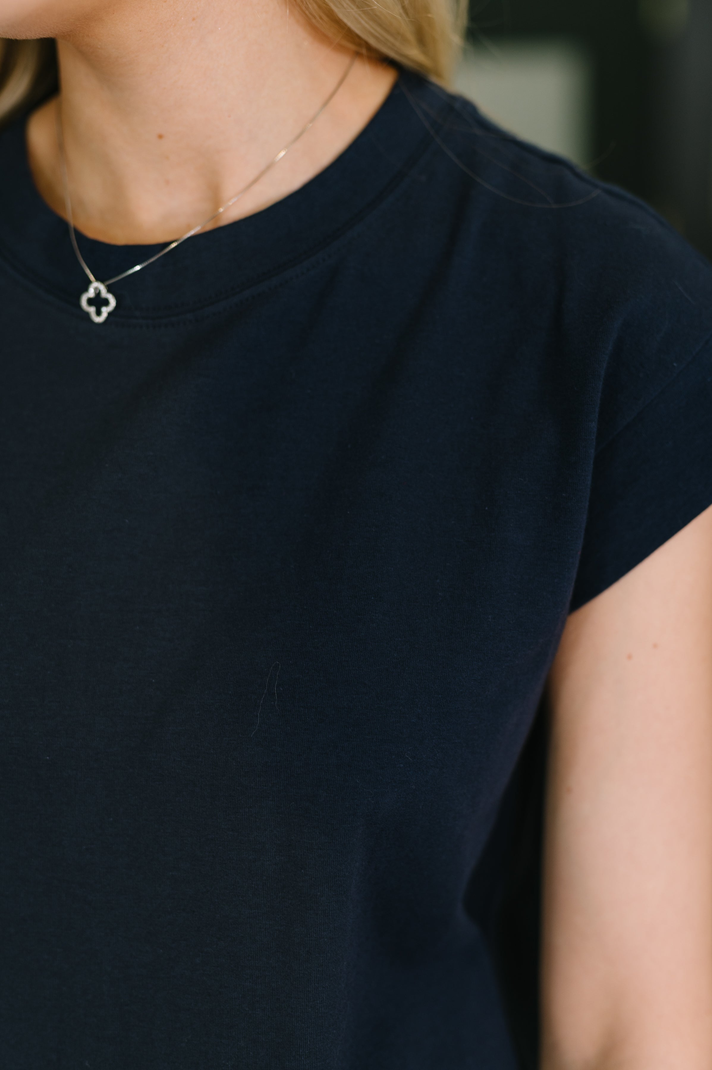 Sweet Like That Casual Dress in Navy Midi Dress Ave Shops- Tilden Co.