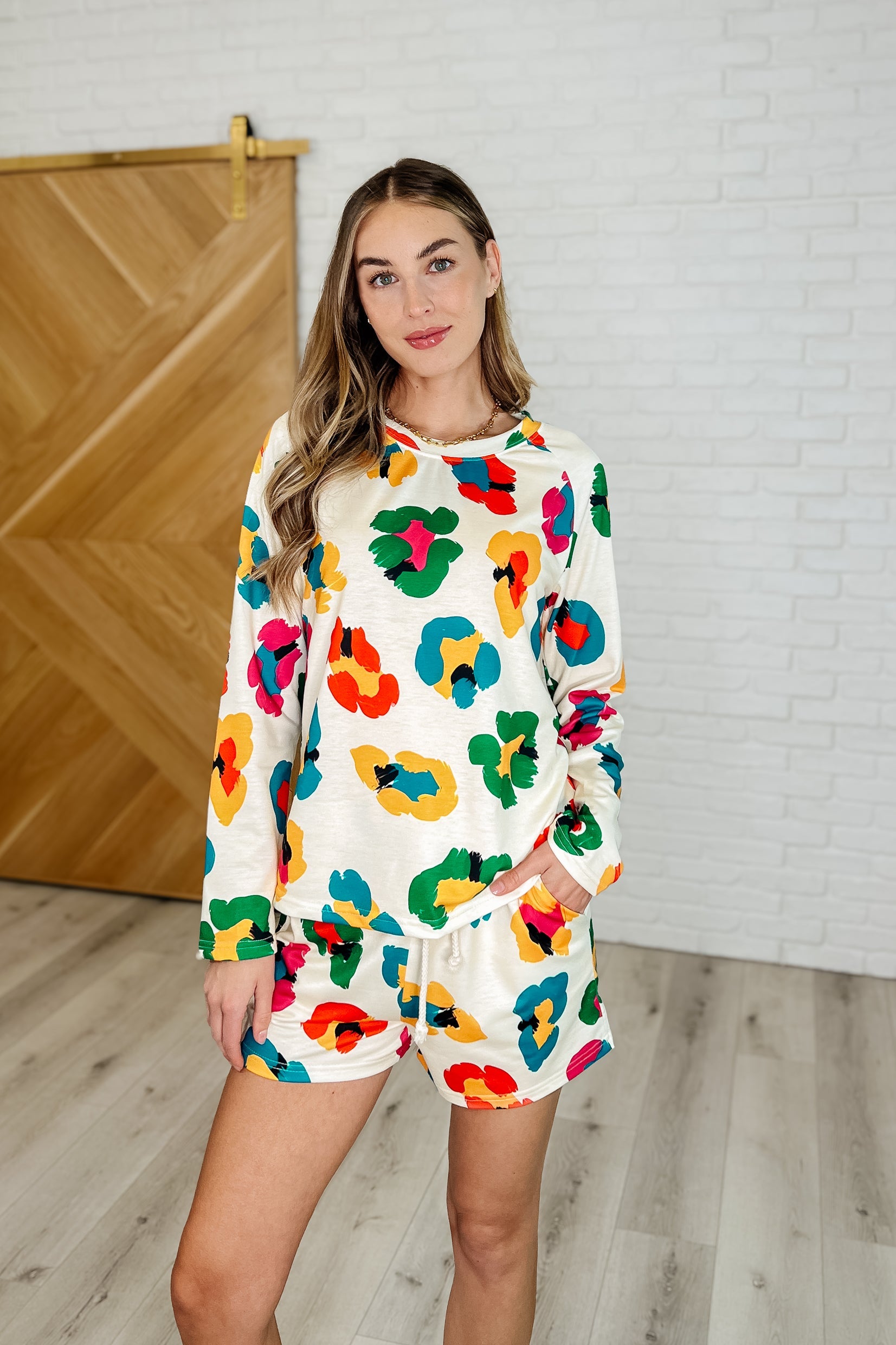 Forever Young Floral Top and Shorts Set Womens Ave Shops- Tilden Co.