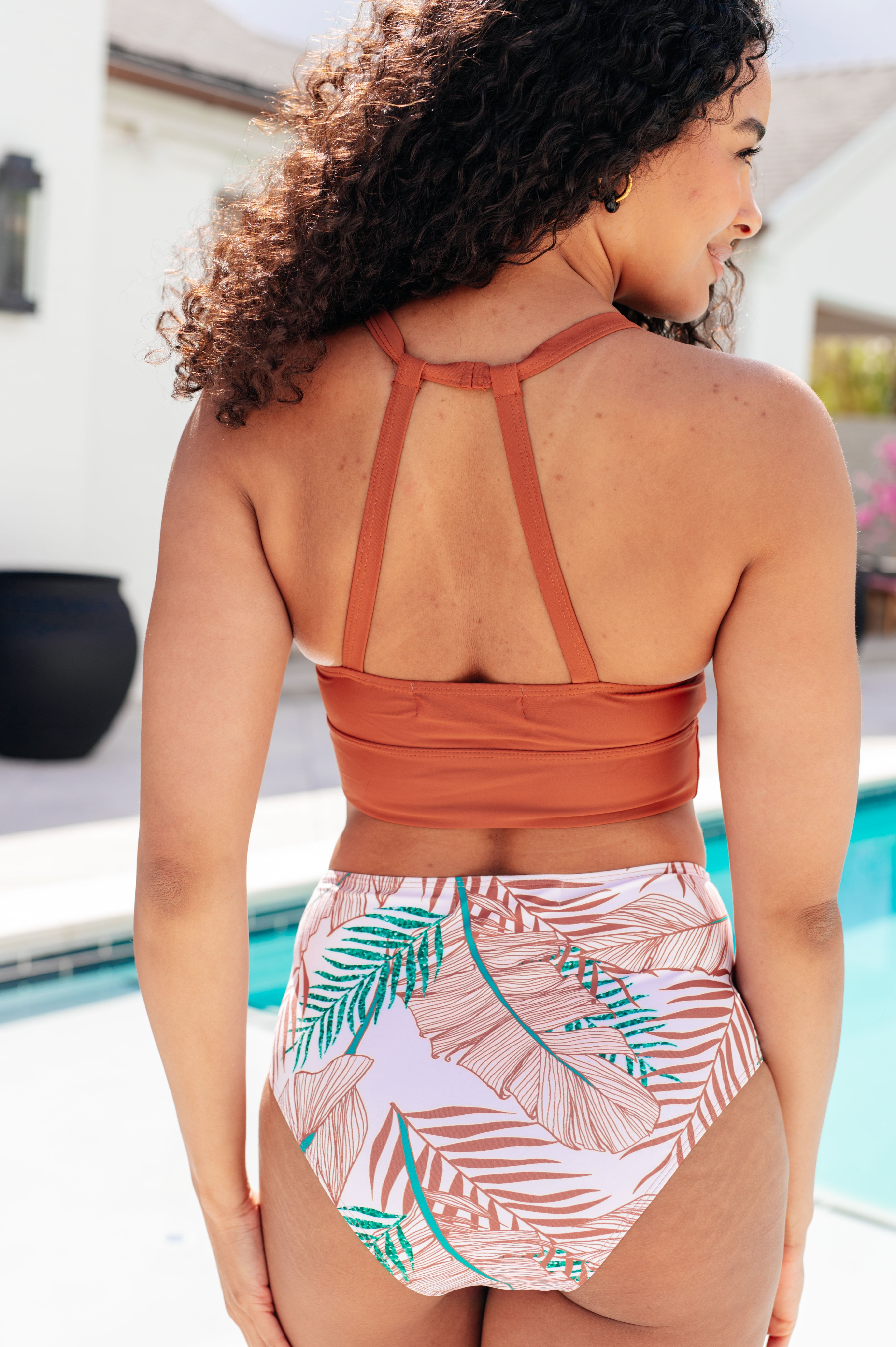 Tahiti Tropical Print Swim Bottoms Swimwear Ave Shops- Tilden Co.