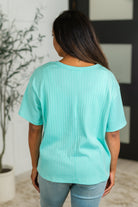 Take It Easy Slouchy Tee in Mint Womens Ave Shops- Tilden Co.