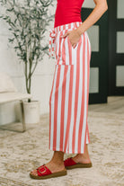 Take Your Time High Waisted Wide Leg Bottoms Womens Ave Shops- Tilden Co.