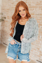 Terms of Endearment Dolman Sleeve Button Up Tops Ave Shops- Tilden Co.