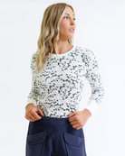 The Best Thermal XS / Cream Floral XS Cream Floral Tops Downeast- Tilden Co.
