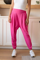 The Motive Slouch Jogger in Hot Pink    Bottoms Ave Shops- Tilden Co.