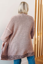 The Way It Was Cardigan in Mauve Layers Ave Shops- Tilden Co.
