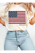Stars & Style Tee – American Flag Graphic Graphic T-Shirt Rustee Clothing- Tilden Co.