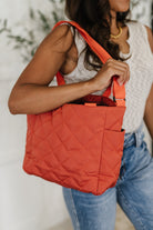 There She Goes Bag in Tomato Womens Ave Shops- Tilden Co.