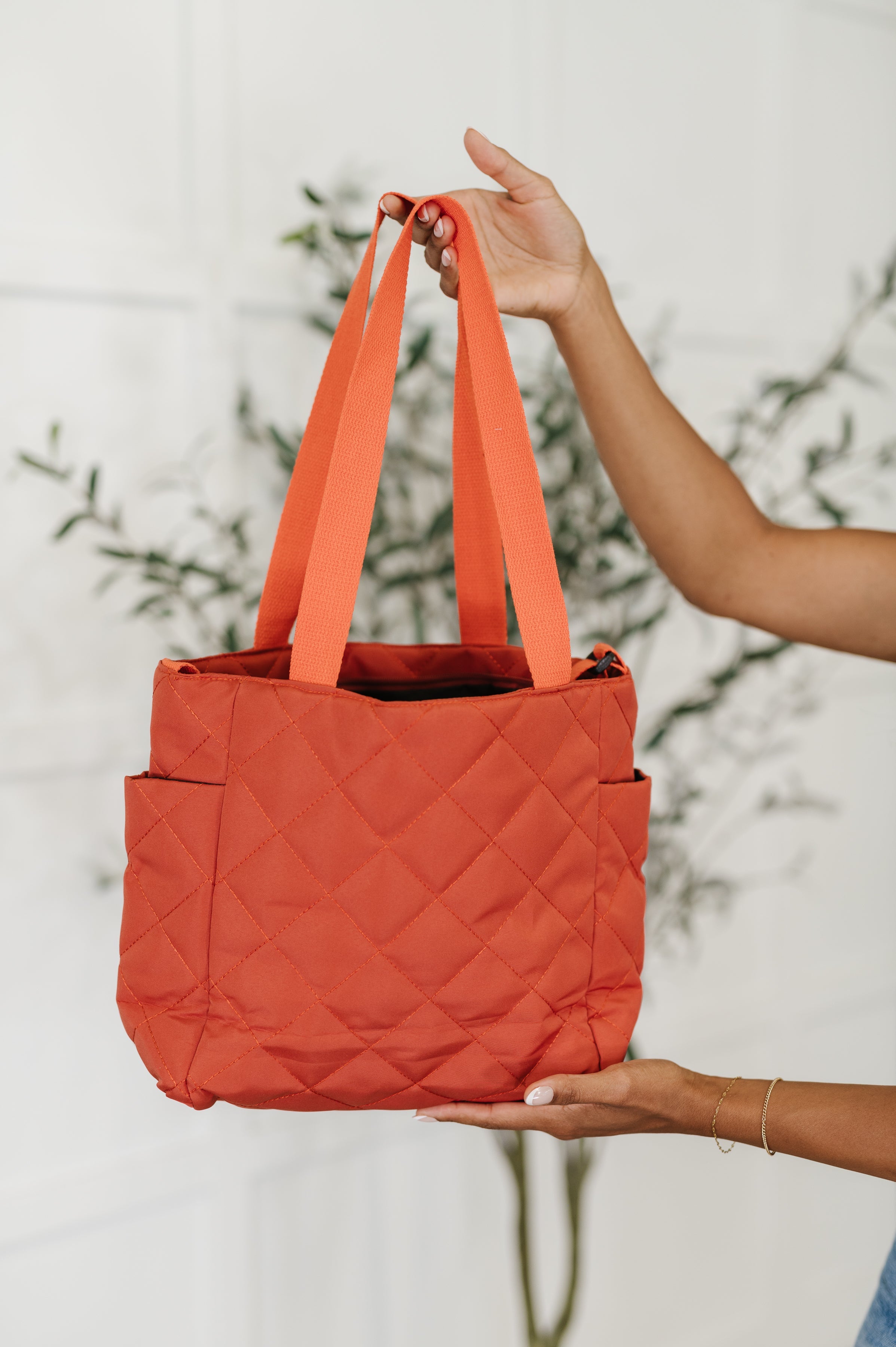 There She Goes Bag in Tomato Womens Ave Shops- Tilden Co.