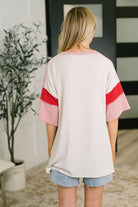 This I Know Henley Contrast Top Womens Ave Shops- Tilden Co.