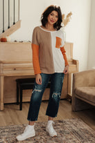 This, That, And The Other Colorblock Top Tops Ave Shops- Tilden Co.