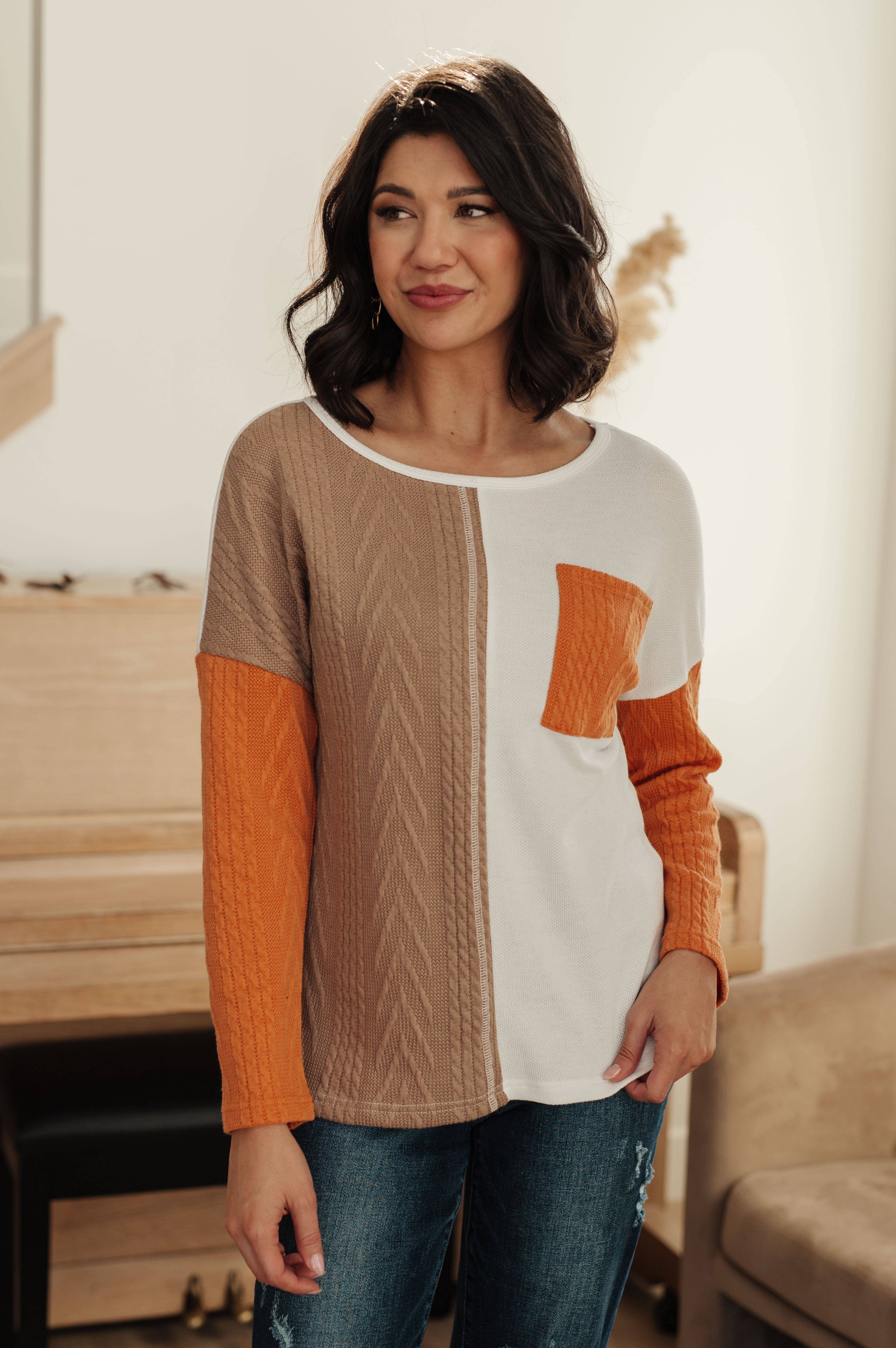 This, That, And The Other Colorblock Top Tops Ave Shops- Tilden Co.