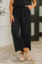 Thyme Culottes in Black Womens Ave Shops- Tilden Co.