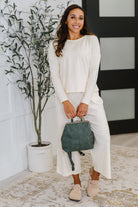 Thyme Culottes in Cream Womens Ave Shops- Tilden Co.
