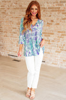 Tide Pool Baby Doll Top Tops Ave Shops- Tilden Co.