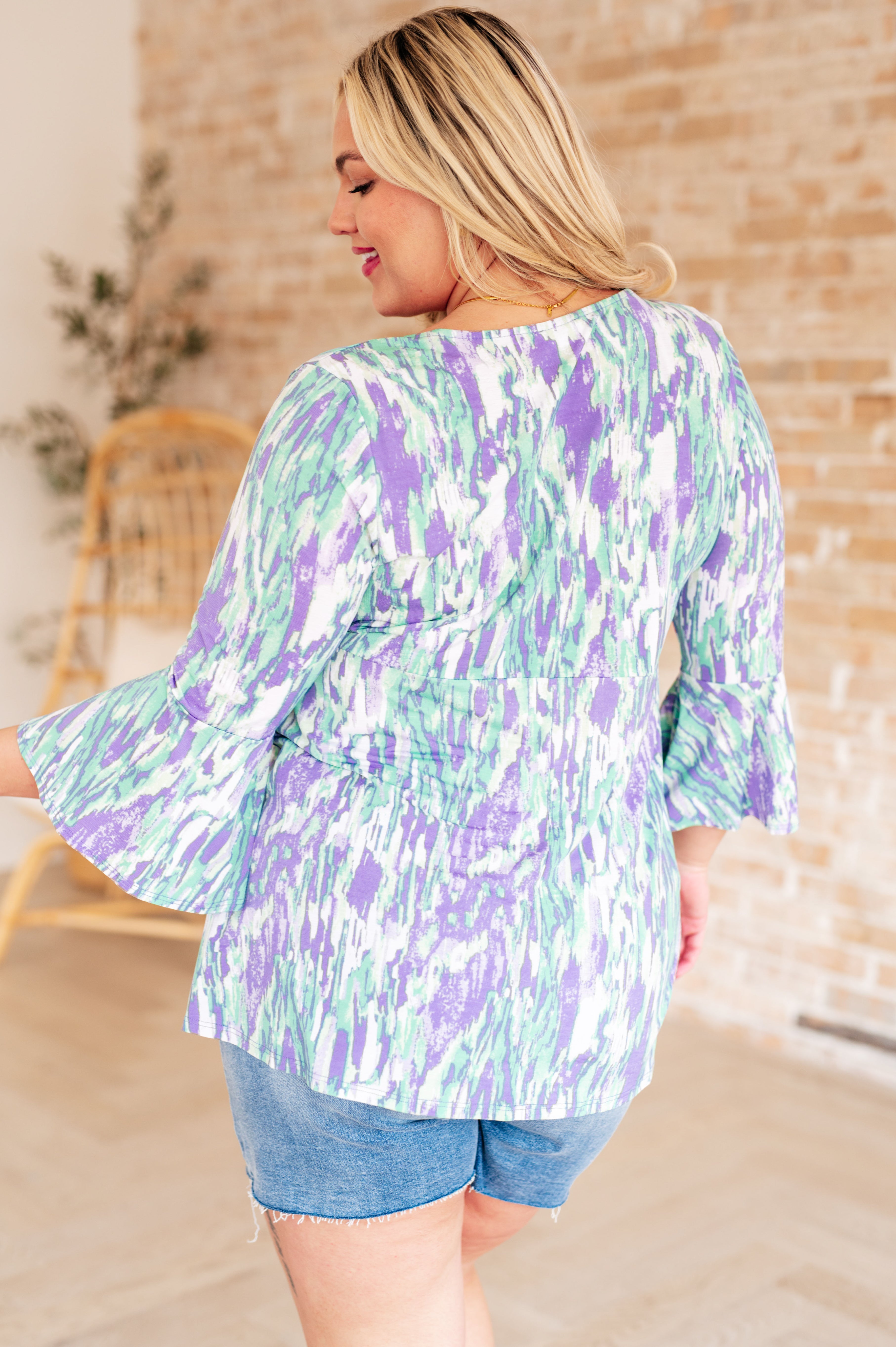 Tide Pool Baby Doll Top Tops Ave Shops- Tilden Co.