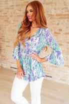 Tide Pool Baby Doll Top Tops Ave Shops- Tilden Co.