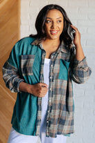 Tied for Time Thermal Plaid Button Up    Tops Ave Shops- Tilden Co.