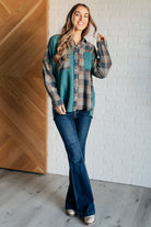 Tied for Time Thermal Plaid Button Up    Tops Ave Shops- Tilden Co.