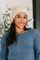 Toasted Texture Waffle Knit Beanie Womens Ave Shops- Tilden Co.