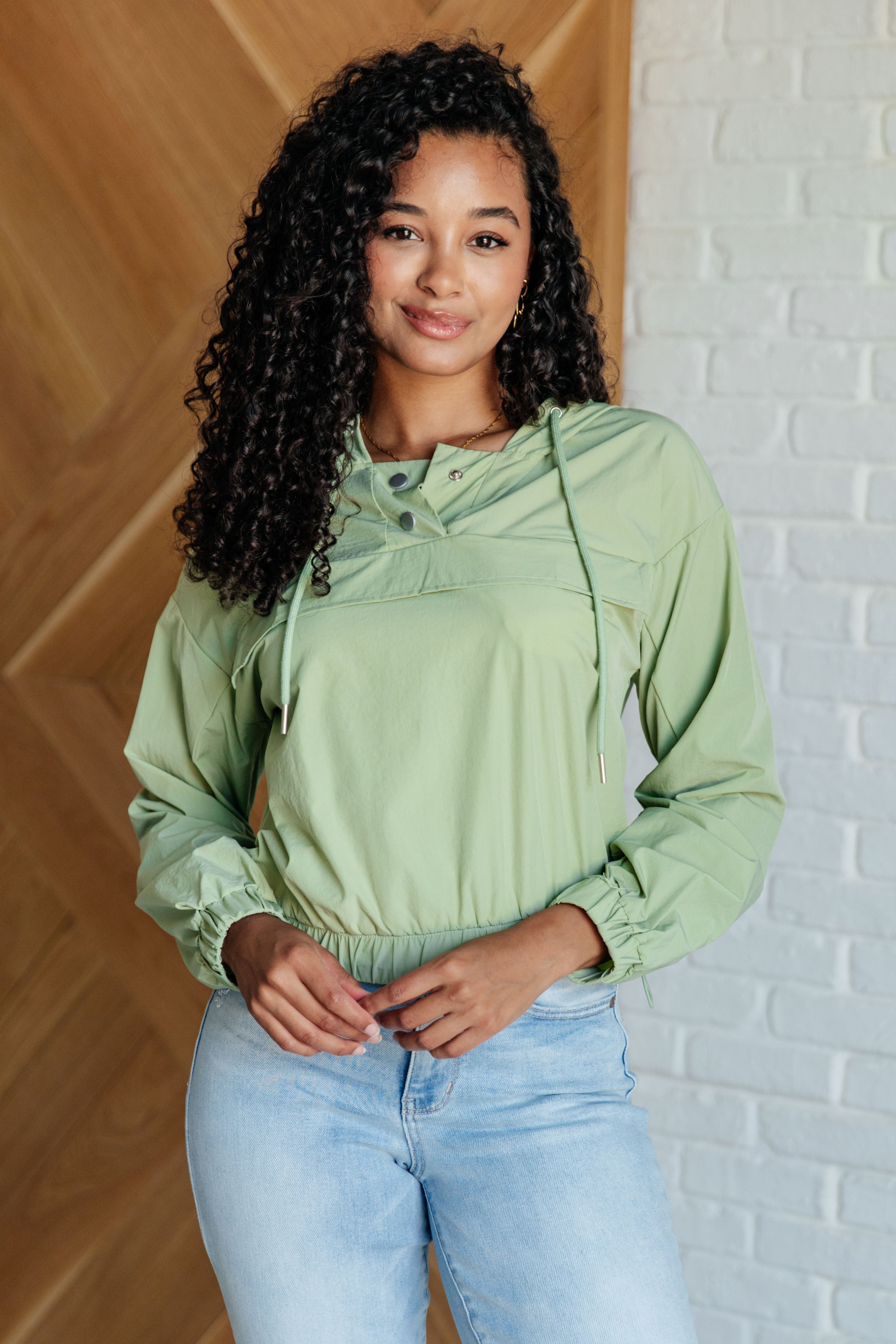 Tomorrow's Forecast Hooded Windbreaker Layers Ave Shops- Tilden Co.