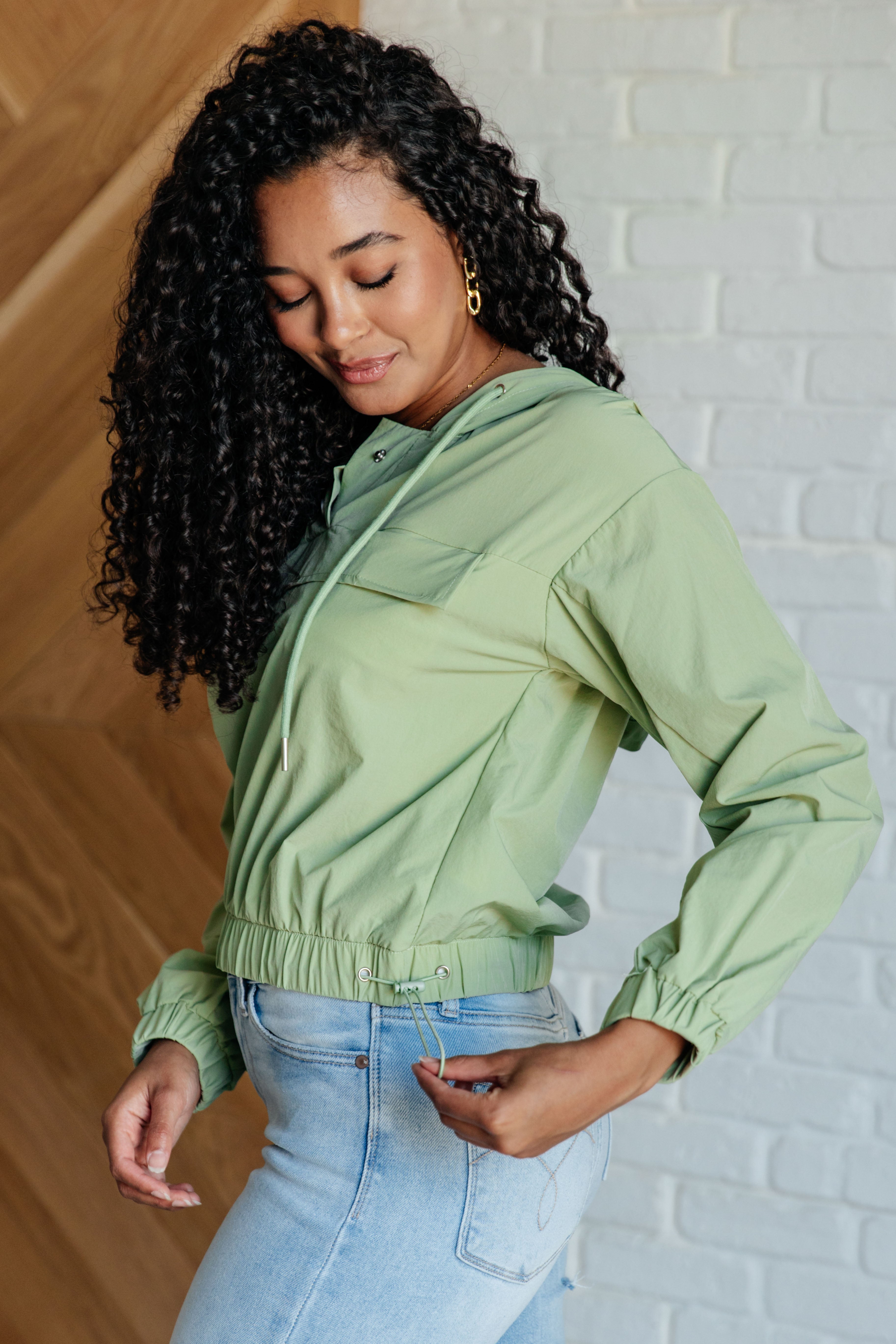 Tomorrow's Forecast Hooded Windbreaker Layers Ave Shops- Tilden Co.