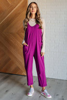 Totally Me Spaghetti Strap Jumpsuit in Light Plum    Jumpsuits & Rompers Ave Shops- Tilden Co.