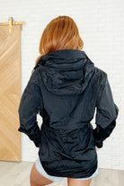 Track Snack Windbreaker in Black Womens Ave Shops- Tilden Co.