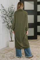 Travel City Scape Turtle Neck Tunic in Olive Womens Ave Shops- Tilden Co.