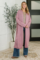 Travel Hideaway Open Front Cardigan in Cashmere Rose Womens Ave Shops- Tilden Co.