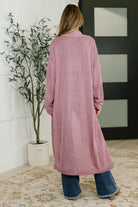 Travel Hideaway Open Front Cardigan in Cashmere Rose Womens Ave Shops- Tilden Co.