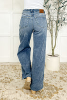 Tucker High Rise Vintage Wash Wide Leg Jeans Womens Ave Shops- Tilden Co.