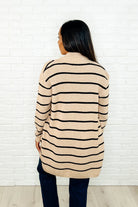 Under Wraps Striped Cardigan Womens Ave Shops- Tilden Co.