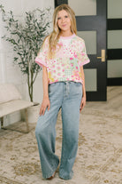 Until Tomorrow Patchwork Relaxed Tee Womens Ave Shops- Tilden Co.