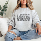 Checkered Mama Graphic Sweatshirt    Womens Ave Shops- Tilden Co.