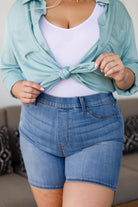 Unwavering Confidence Blouse in Light Blue    Womens Ave Shops- Tilden Co.