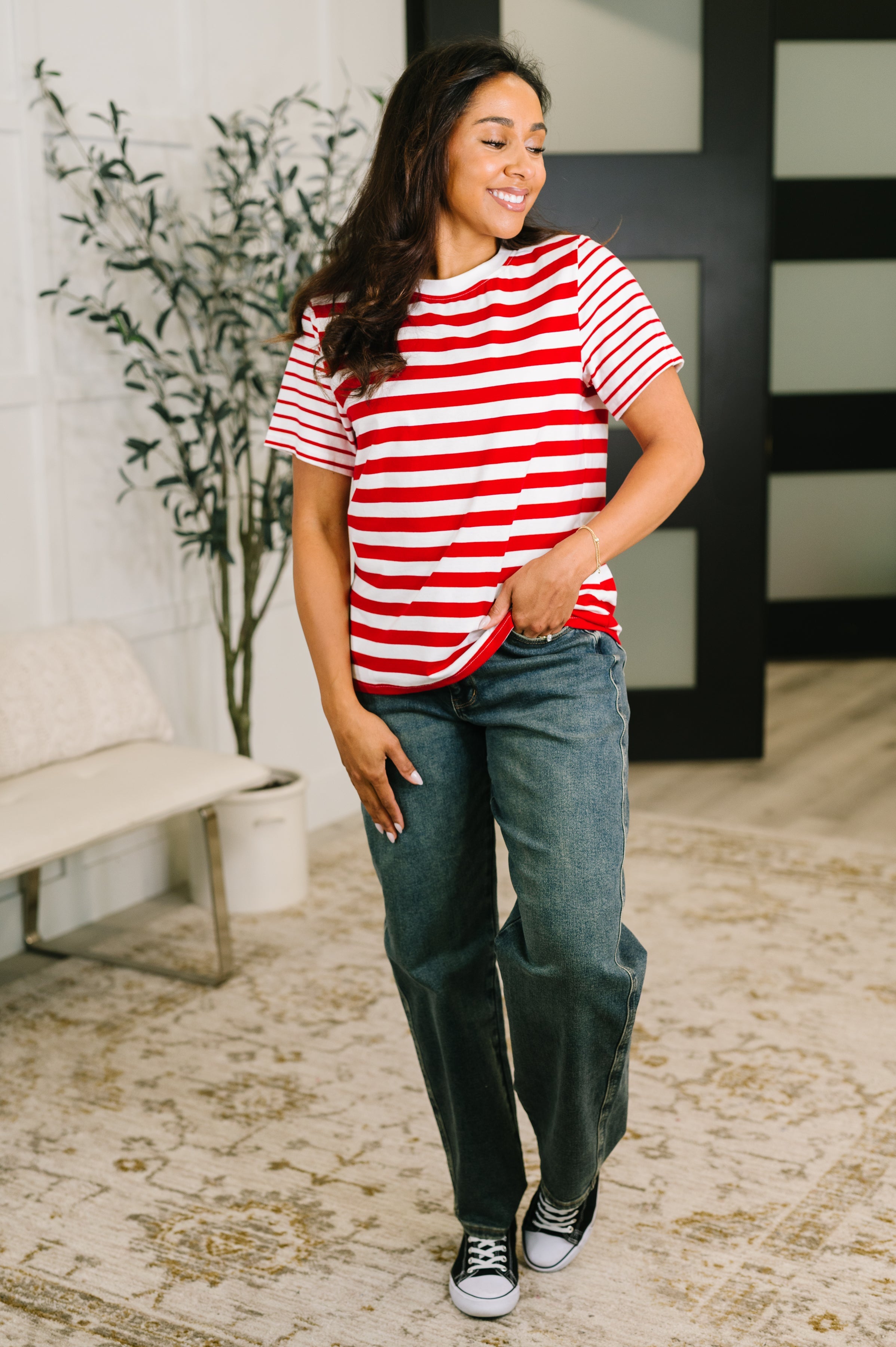 Unwavering Loyalty Raglan Sleeve Top Womens Ave Shops- Tilden Co.