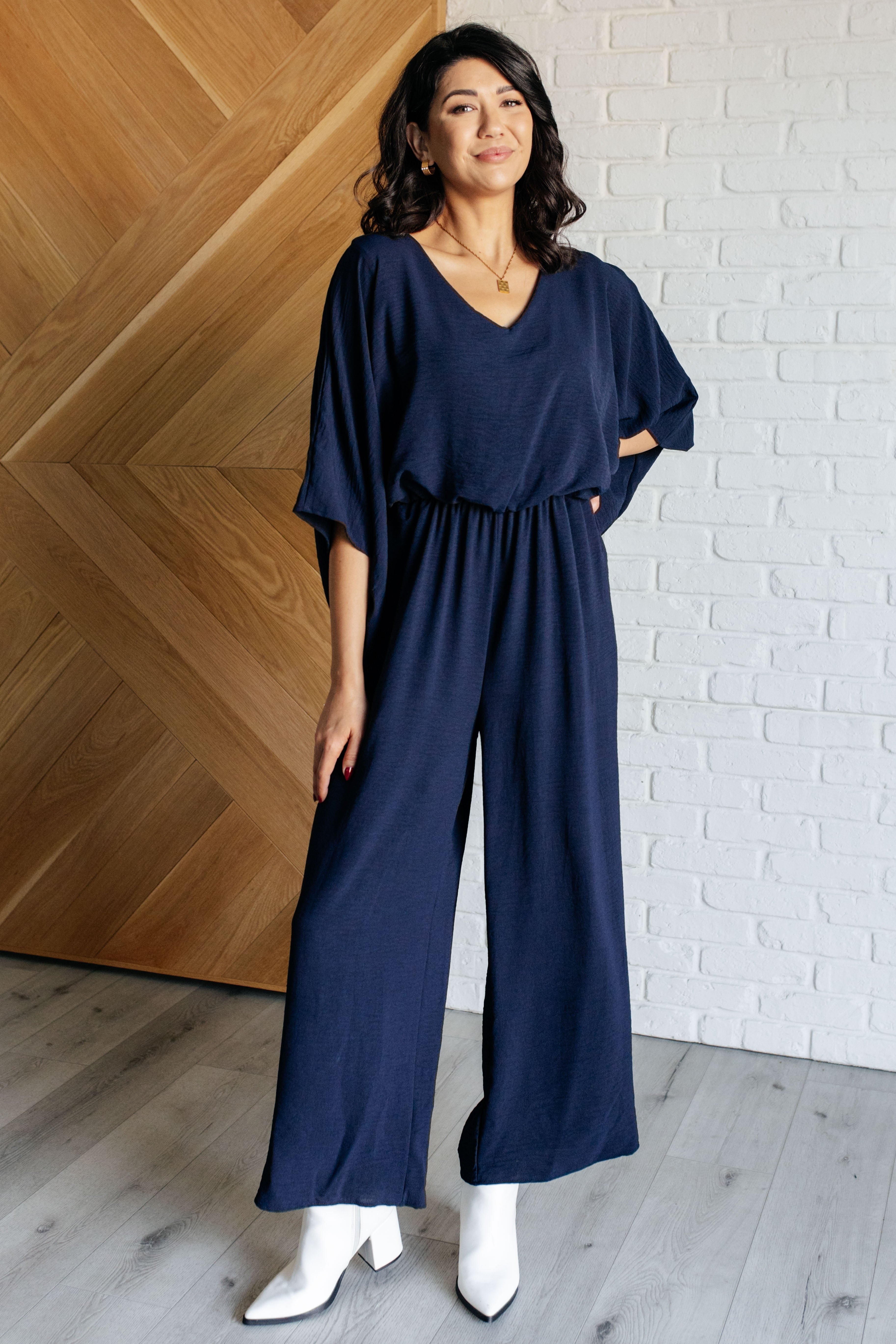Up to Something Wide Leg Jumpsuit Jumpsuits & Rompers Ave Shops- Tilden Co.
