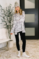 Urban Camo Drop Shoulder Top Womens Ave Shops- Tilden Co.