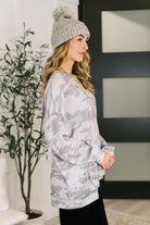 Urban Camo Drop Shoulder Top Womens Ave Shops- Tilden Co.