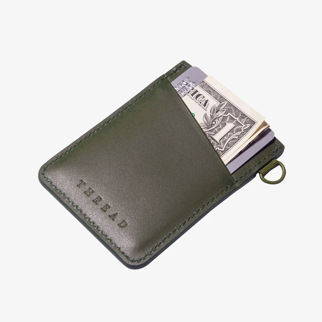 Olive Vertical Wallet    Wallets & Money Clips Thread- Tilden Co.
