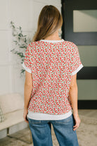 Vivid Memories Relaxed Top in Tomato Red Womens Ave Shops- Tilden Co.