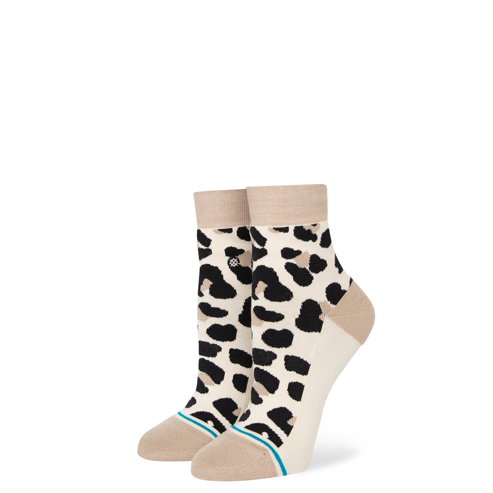 Stance Cotton Quarter Socks Small (Men 3-5.5 / Women 5-7.5) / Animalistic - Beige/Black Small (Men 3-5.5 / Women 5-7.5) Animalistic - Beige/Black Socks Stance- Tilden Co.