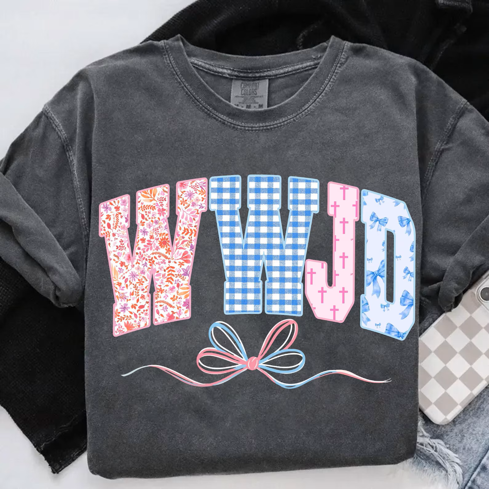 WWJD Graphic Tee Womens Ave Shops- Tilden Co.