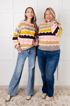 Wave After Wave Striped Sweater Tops Ave Shops- Tilden Co.