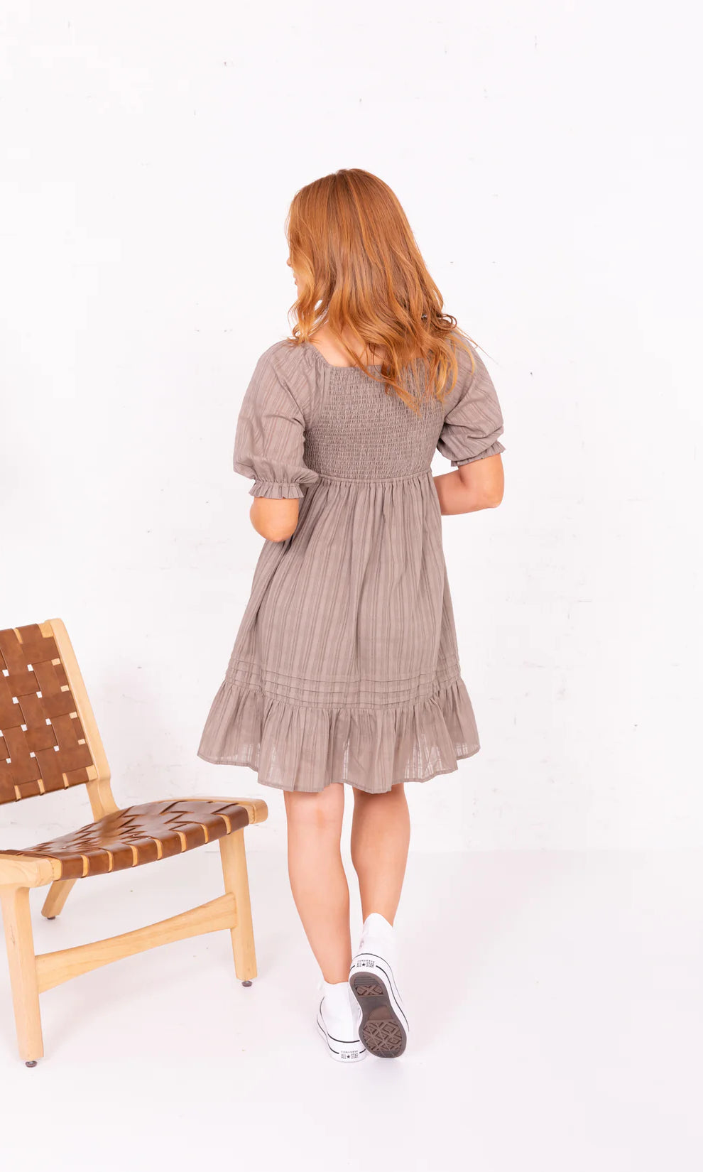 Alice Dress in Dried Sage    Dress Mikarose- Tilden Co.