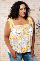 What's Happening Here Floral Tank Tops Ave Shops- Tilden Co.