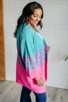 When We're Grooving Open Front Cardigan Layers Ave Shops- Tilden Co.