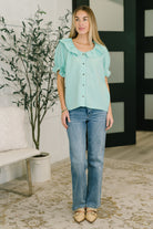 Wherever the Wind Blows Balloon Sleeve Blouse Blouse Ave Shops- Tilden Co.