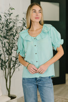 Wherever the Wind Blows Balloon Sleeve Blouse Blouse Ave Shops- Tilden Co.
