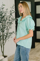 Wherever the Wind Blows Balloon Sleeve Blouse Blouse Ave Shops- Tilden Co.